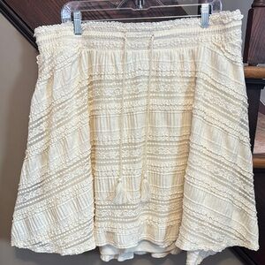 Torrid Cream A-Line Skirt